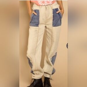POL NWOT Patchwork Jeans